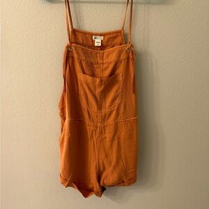 Billabong Wild Pursuit Romper in Orange/Brown